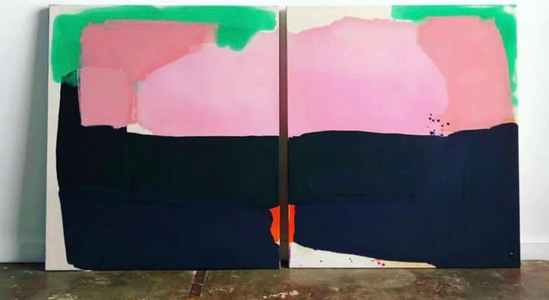 picture with pink and blue colors